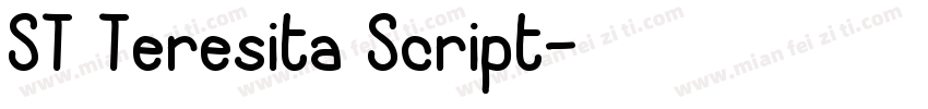 ST Teresita Script字体转换